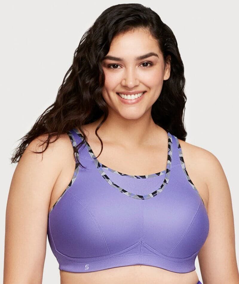 Glamorise No-Bounce Camisole Wire-Free Sports Bra - Purple – Big Girls  Don't Cry (Anymore)