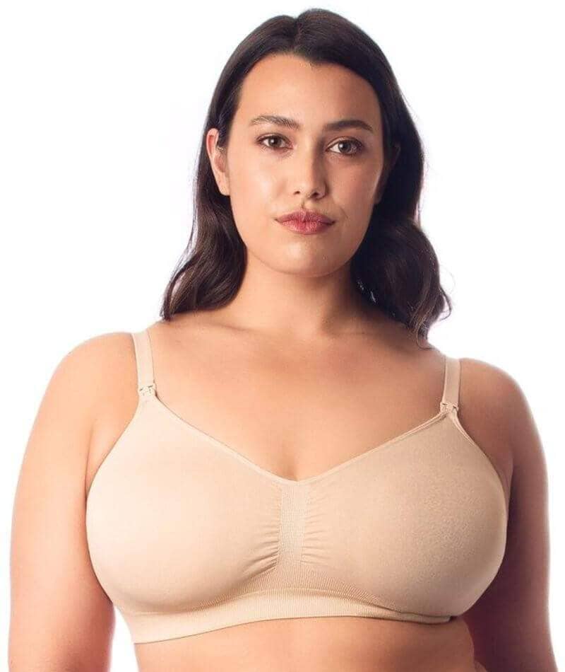 Hotmilk My Necessity Full Cup Maternity & Nursing Wire-Free Bra - Frappe