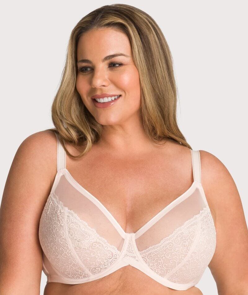 ins(Terlalu besar)Triumph Bra Women's Underwear No Underwire Big Breasts  Small Bra Large Size Sexy S