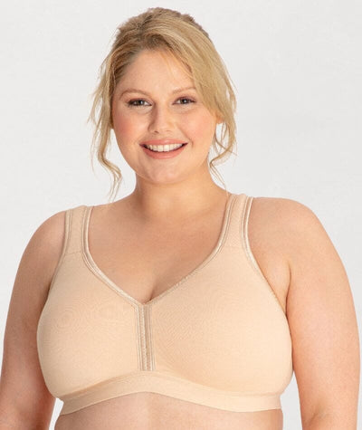 Ava & Audrey Faye Cotton Wirefree Support Bra 2 Pack - Frappe Bras 