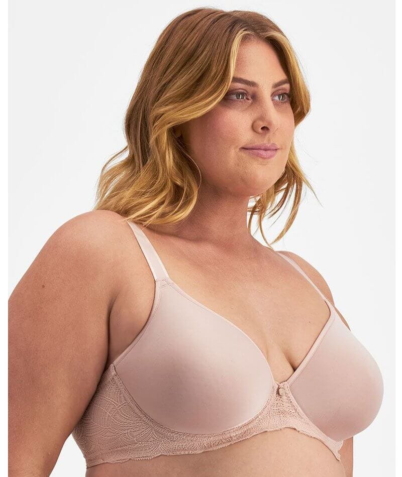 Berlei Lift & Shape T-Shirt Spacer Bra - Nude Lace Bras 