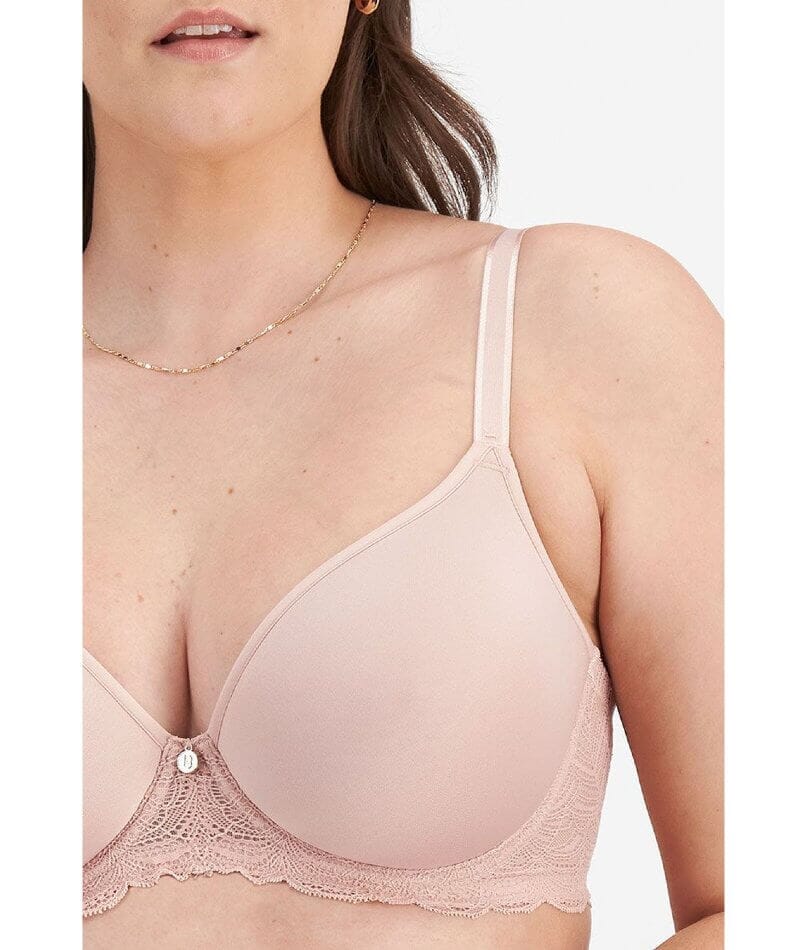 Berlei Lift & Shape T-Shirt Spacer Bra - Nude Lace Bras 