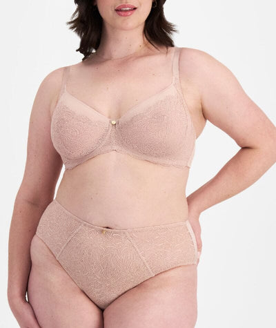 Berlei Minimiser Bra - Nude Lace Bras 