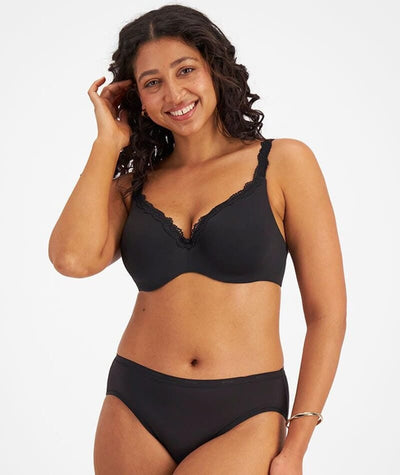 Berlei New Barely There Luxe Contour Bra - Black Bras 