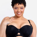 Curvy Kate Boost Me Up Padded Balcony Bra - Black