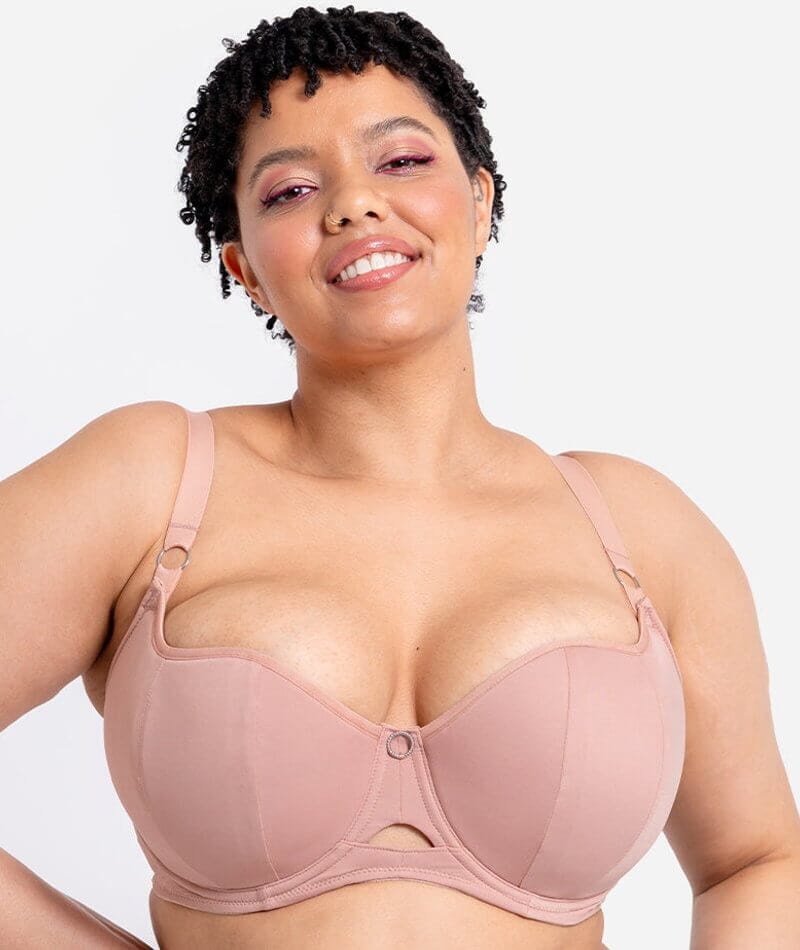 Curvy Kate Boost Me Up Padded Balcony Bra - Latte Bras 