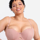 Curvy Kate Boost Me Up Padded Balcony Bra - Latte