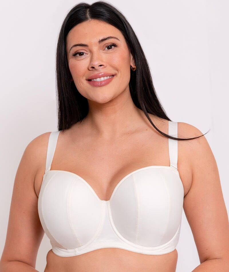 Curvy Kate Luxe Strapless Bra - Pearl Ivory Bras 