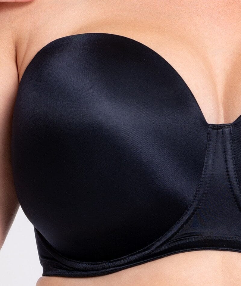 Curvy Kate Smoothie Strapless Moulded Bra - Black Bras 