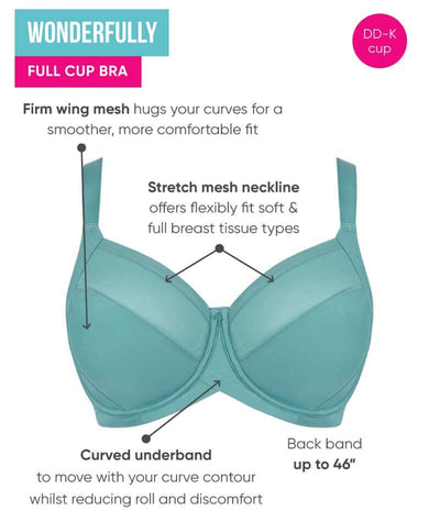 Curvy Kate Wonderfully Full Cup Bra - Mineral Blue Bras 