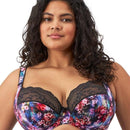 Elomi Lucie Underwire Stretch Plunge Bra - Cherry Blossom