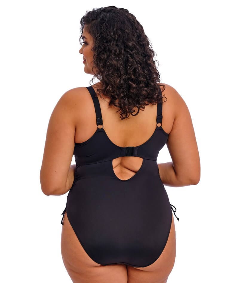 Elomi Swim Fiji Falls Non-Wired Swimsuit - Black Swim 