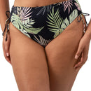 Elomi Swim Tropical Retreat Adjustable Bikini Brief - Black