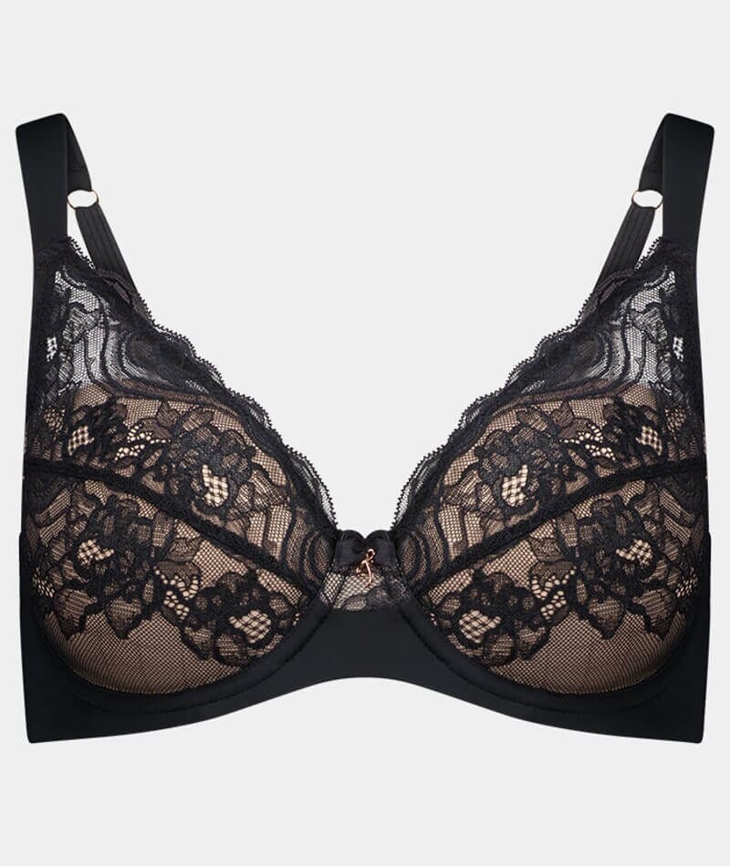 Fayreform Intrigue Contour Bra - Black Bras 