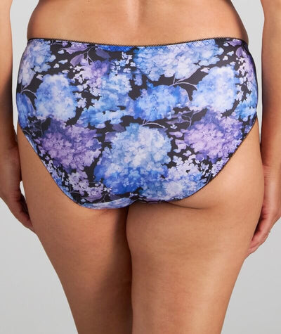 Fayreform Wild Violet Full Brief - Blue Hydrangea Print Knickers 