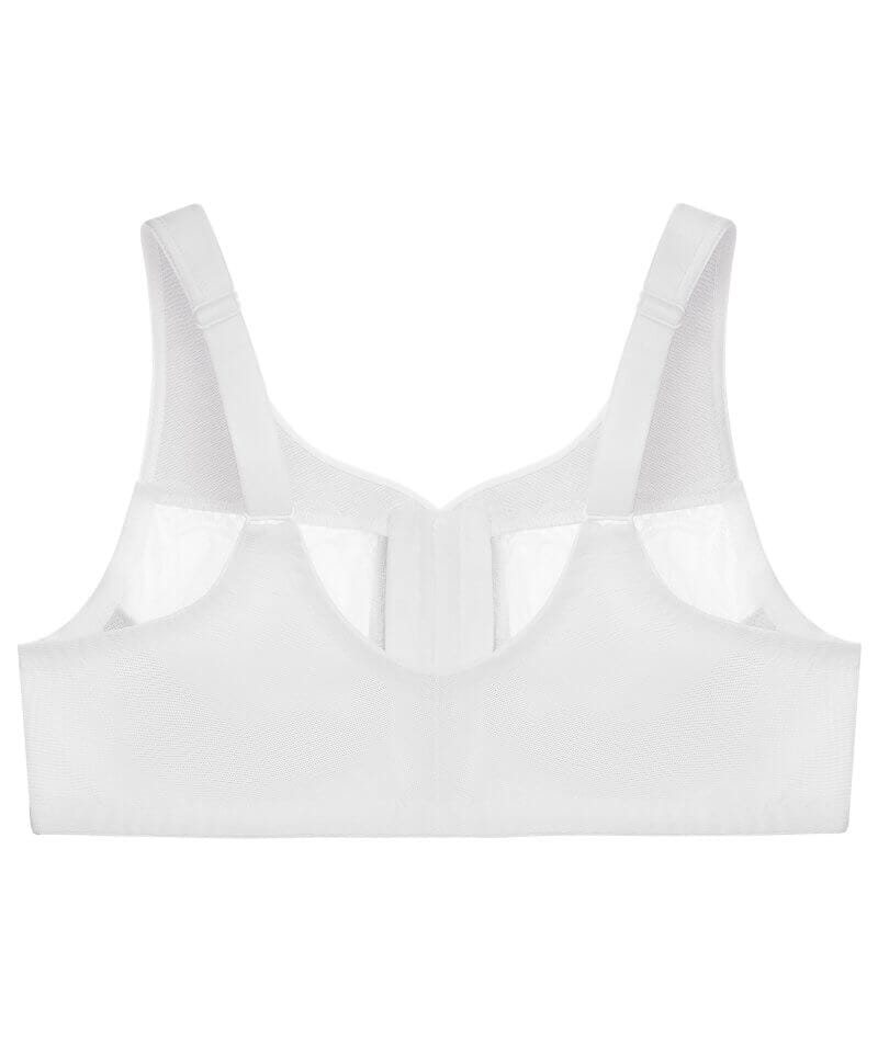 Glamorise Magiclift Natural Shape Wire-Free Front-Closure Bra - White Bras 