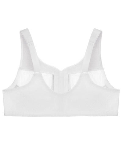 Glamorise Magiclift Natural Shape Wire-Free Front-Closure Bra - White Bras 