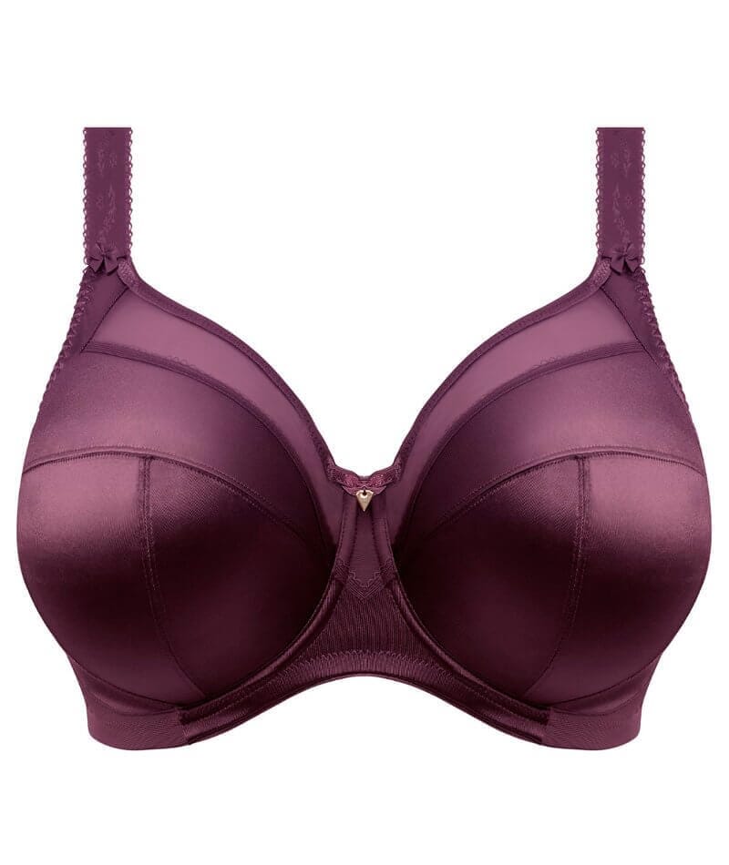 Goddess Keira Underwired Banded Bra - Blackberry Bras 