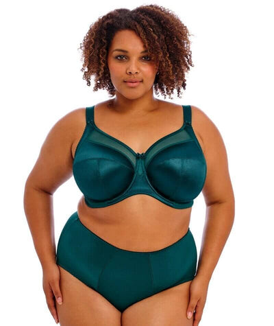 Goddess Keira Underwired Banded Bra - Deep Teal Bras 