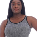 Goddess Sport Wirefree Sports Bra - Pewter Heather