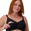 Triumph Lace Maternity Wire-Free Bra - Black