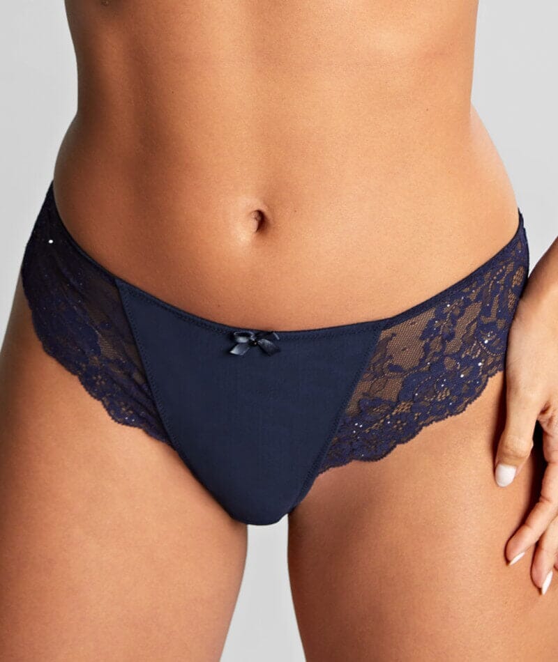 Panache Ana Brazilian Brief - Midnight Sequin Knickers 