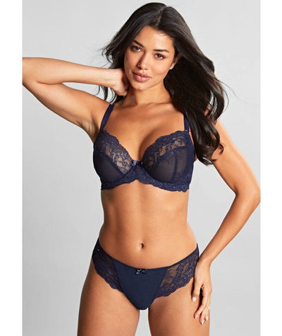 Panache Ana Brazilian Brief - Midnight Sequin Knickers 