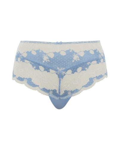 Panache Clara Deep Brief - Dusky Blue Knickers 