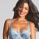 Panache Clara Full Cup Underwired Bra - Dusky Blue