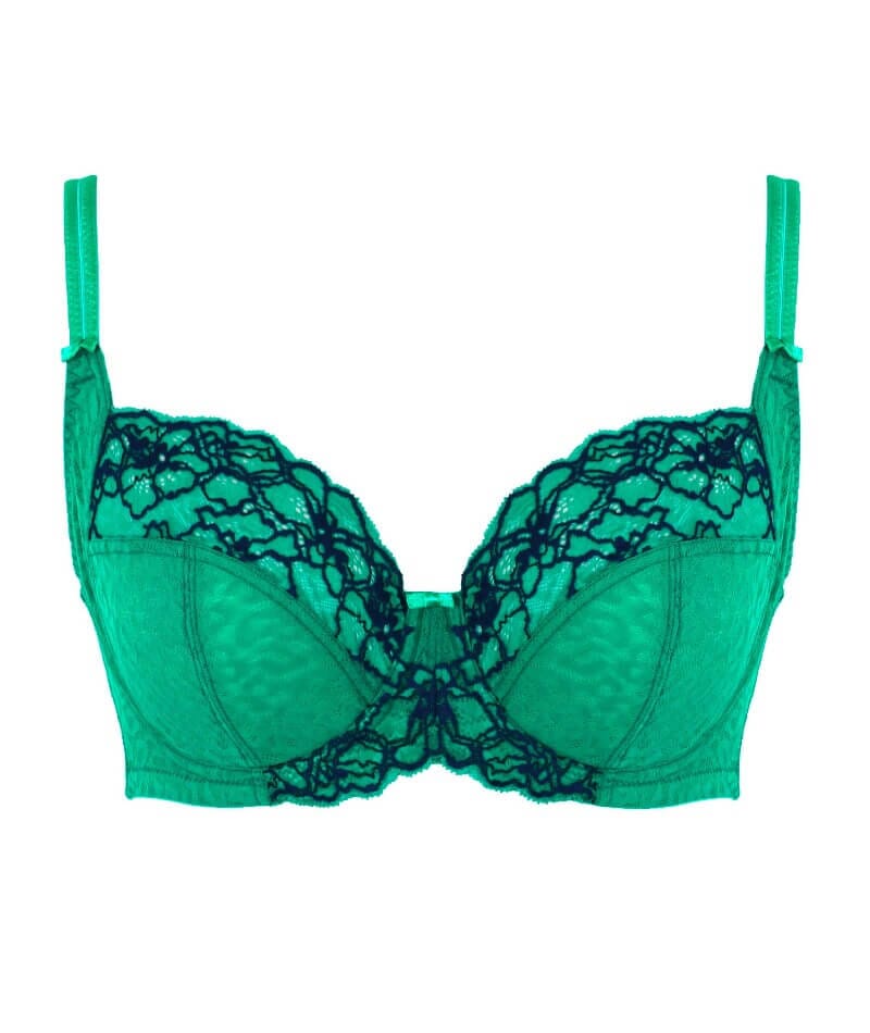 Panache Envy Full Cup Underwire Bra - Emerald Leopard Bras 