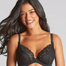 Panache Envy Plunge Underwire Bra - Black