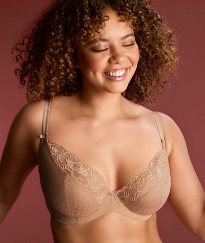 Panache Envy Plunge Underwire Bra - Honey Bras 