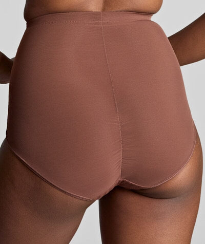 Panache Envy Shaping Brief - Chestnut Knickers 