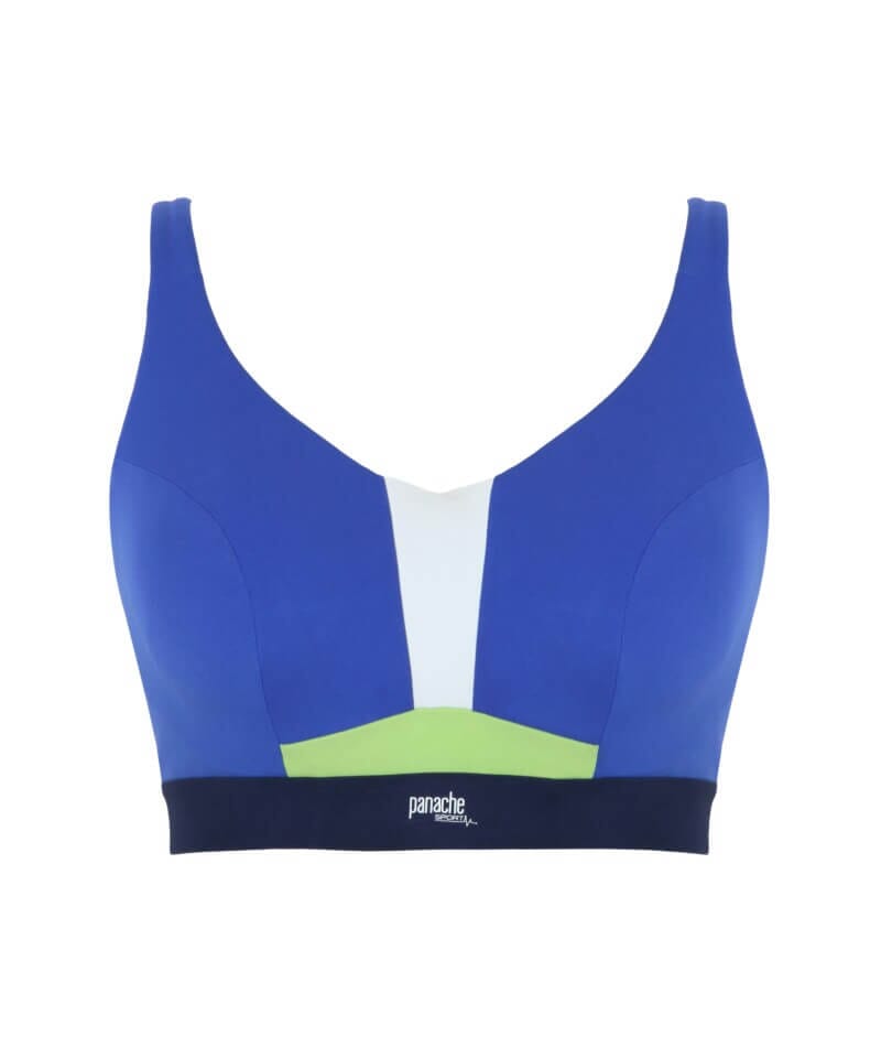 Panache Sport Ultra Perform Non Padded Underwire Sports Bra - Blue Bras 