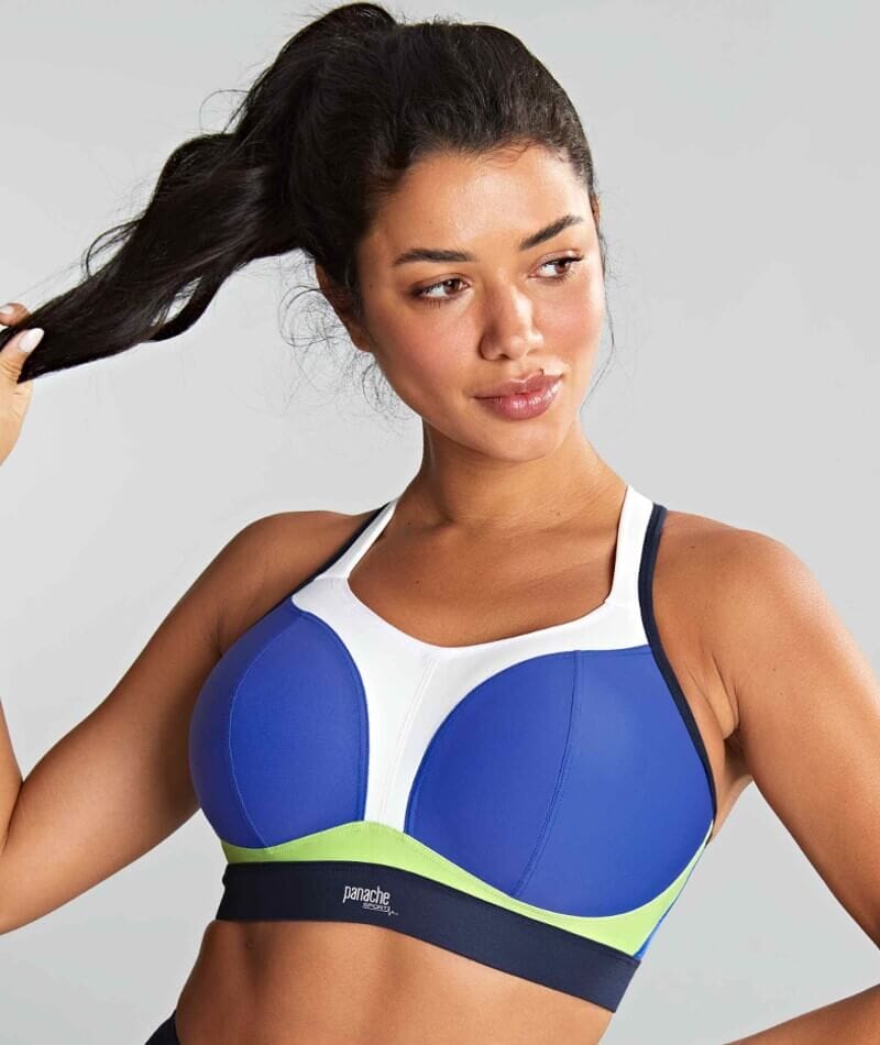 Panache Sport Wire-free Sports Bra - Blue Bras 