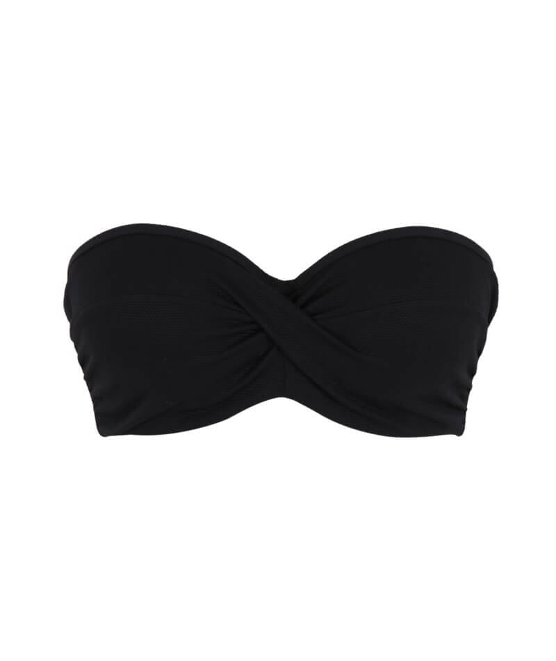 Panache Swimwear Spirit Ella Twist Bandeau Bikini - Black Swim 