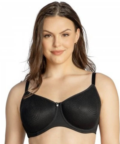 Parfait Pearl Underwire Seamless Minimizer Bra - Black Bras 