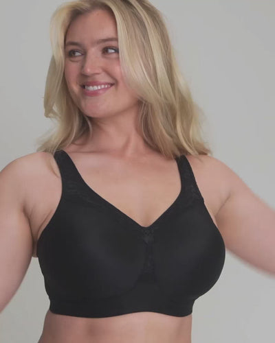 Glamorise Magiclift Seamless Wire-Free Everyday Bra - Cafe