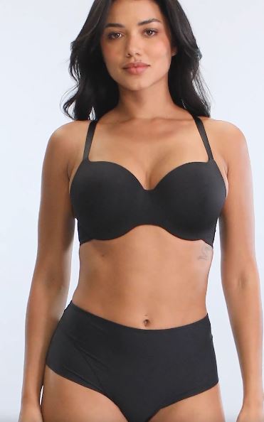 Panache 365 Underwired T-Shirt Bra - Black