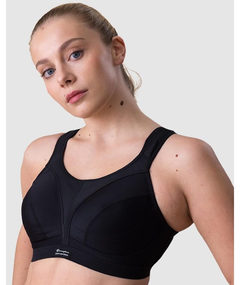 Shock Absorber Active D+ Classic Support Wire-Free Sports Bra - Black Bras 