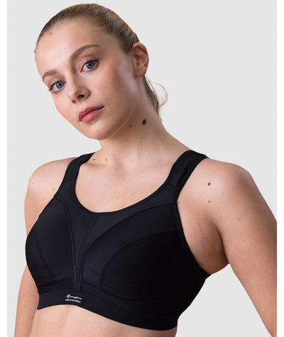 Shock Absorber Active D+ Classic Support Wire-Free Sports Bra - Black Bras 