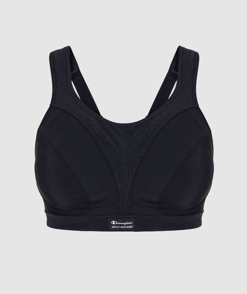 Shock Absorber Active D+ Classic Support Wire-Free Sports Bra - Black Bras 