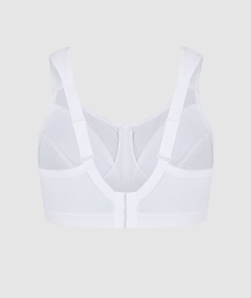 Shock Absorber Active D+ Classic Support Wire-Free Sports Bra - White Bras 