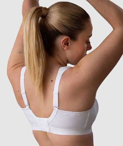 Shock Absorber Active D+ Classic Support Wire-Free Sports Bra - White Bras 