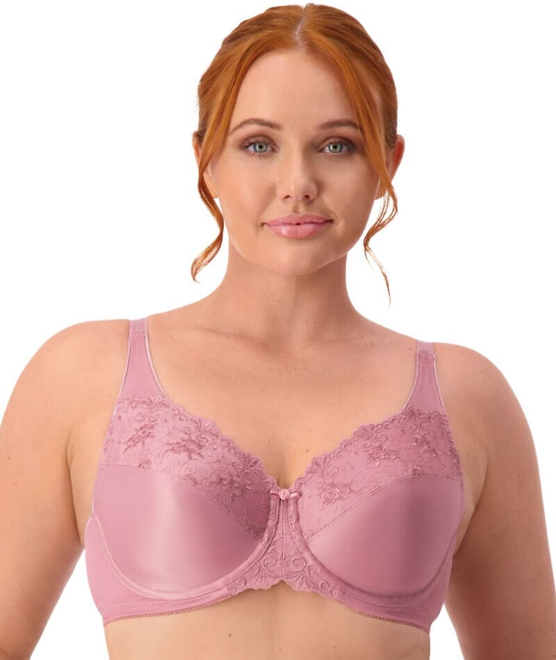 Triumph Embroidered Minimiser Bra 2 Pack - Rosebloom\Indian Summer Bras 