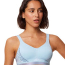 Triumph Triaction Cardio Flow Wire-free Sports Bra - Sky Blue