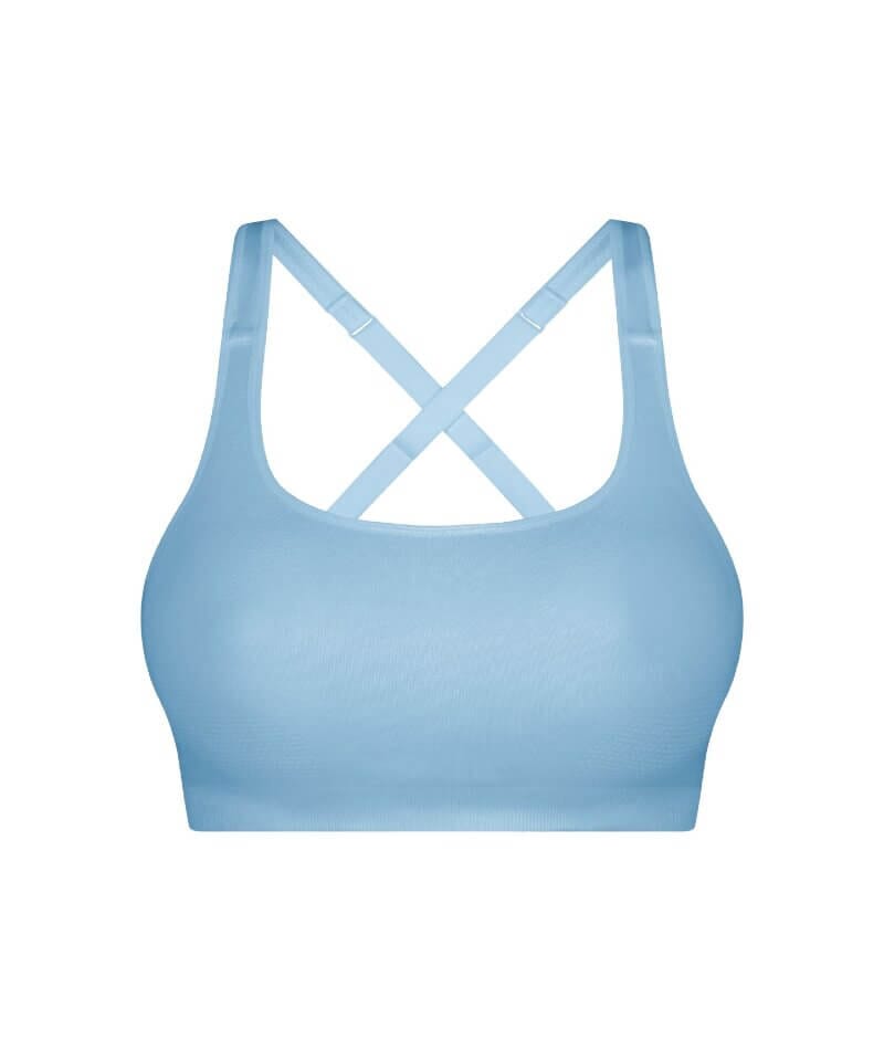 Triumph Triation Ultra Seamfree Sports Bra - Sky Blue Bras 