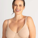 Underbliss Invisibliss Moulded Microfibre Underwire Bra - Nude