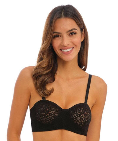 Wacoal Halo Lace Strapless Bra - Black Bras 