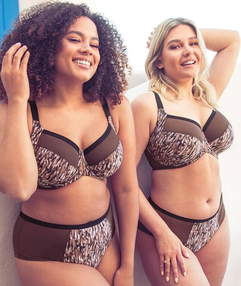 Curvy Kate Wonderfully Short - Cocoa Print – Big Girls Don't Cry (Anymore)